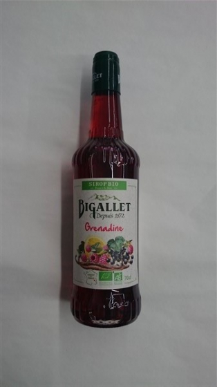 sirop grenadine bio bigallet 75cl Sirops infusions et café