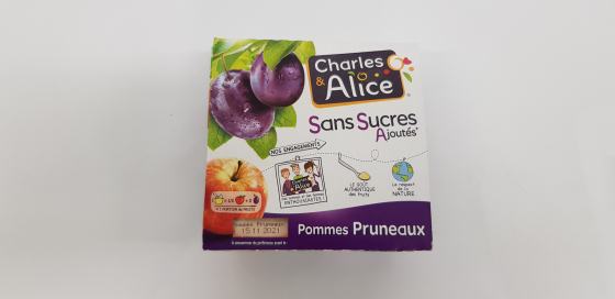 Compote. sans sucre ajoute - Charles Alice - 400gr