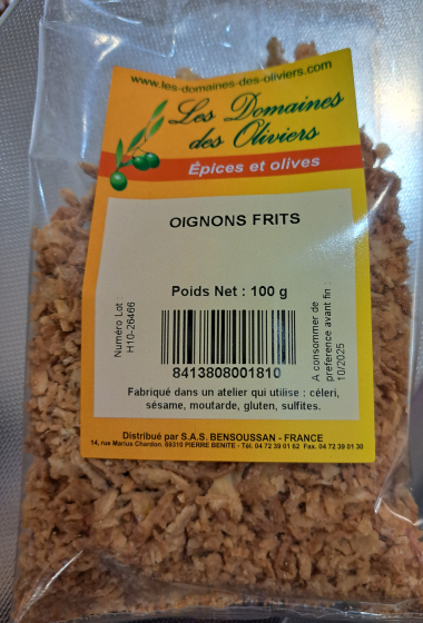 Oignons frits Bio 125g
